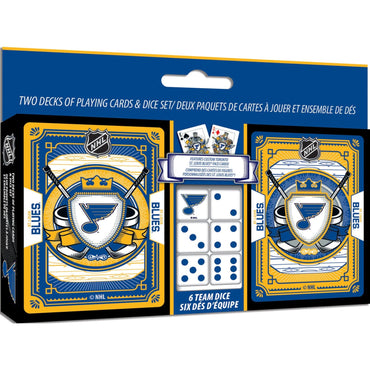 St. Louis Blues - 2-Pack Playing Cards & Dice Set (ONLINE ORDER ONLY)