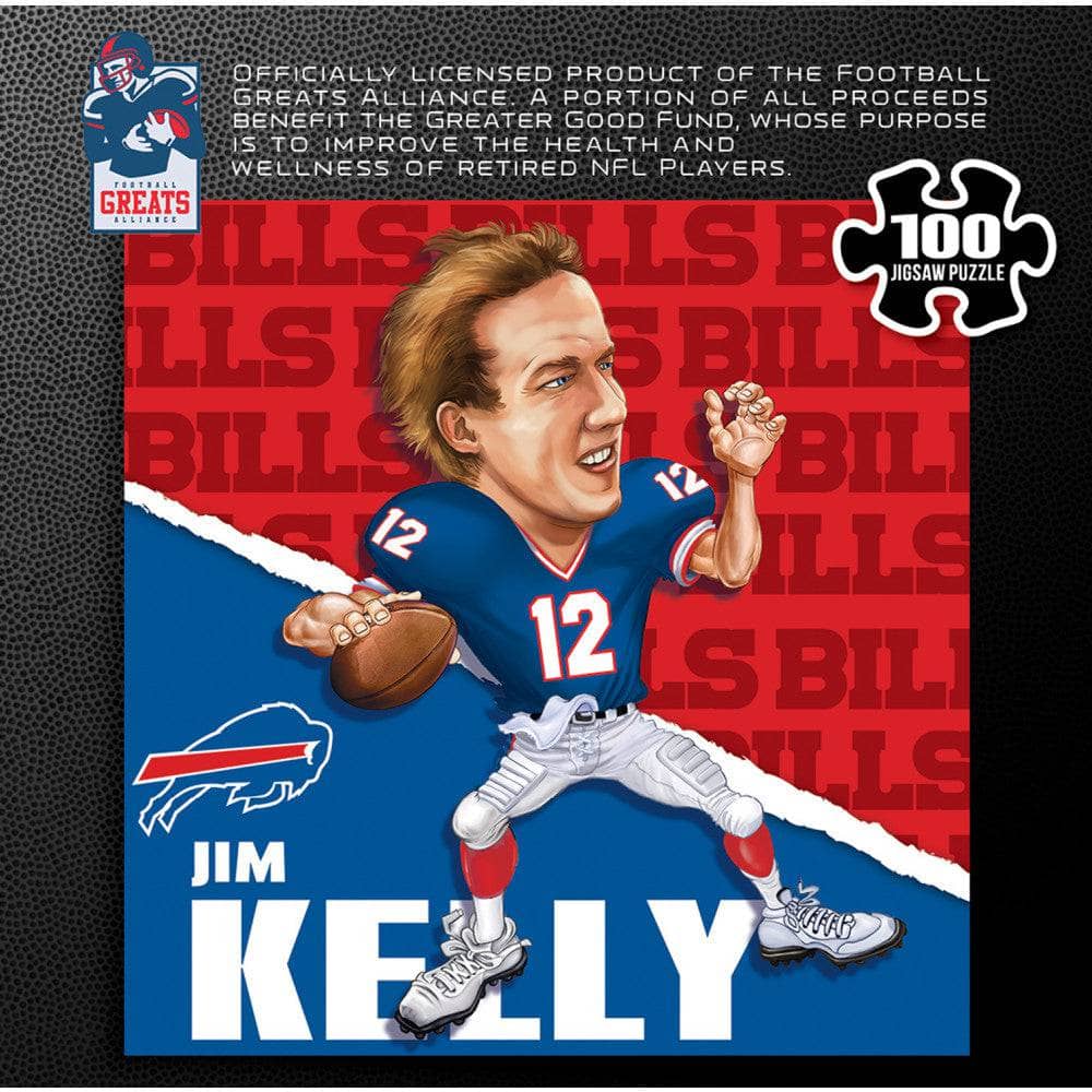 Buffalo Bills All-Time Greats - Jim Kelly 100 Piece Jigsaw Puzzle