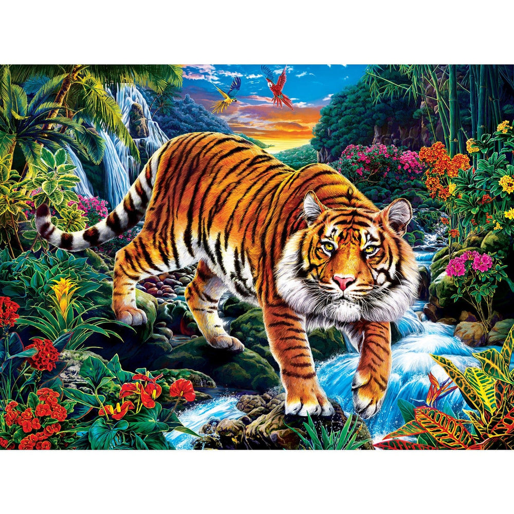 Glow in the Dark - Stalking Tiger 300 Piece EZ Grip Jigsaw Puzzle (ONLINE ORDER ONLY)