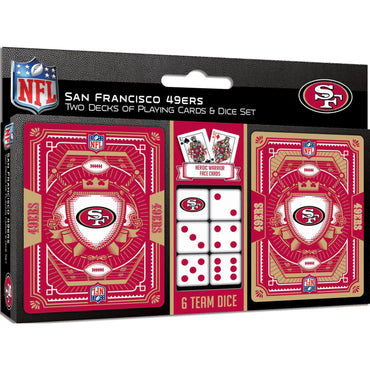 San Francisco 49ers - 2-Pack Playing Cards & Dice Set (ONLINE ORDER ONLY)
