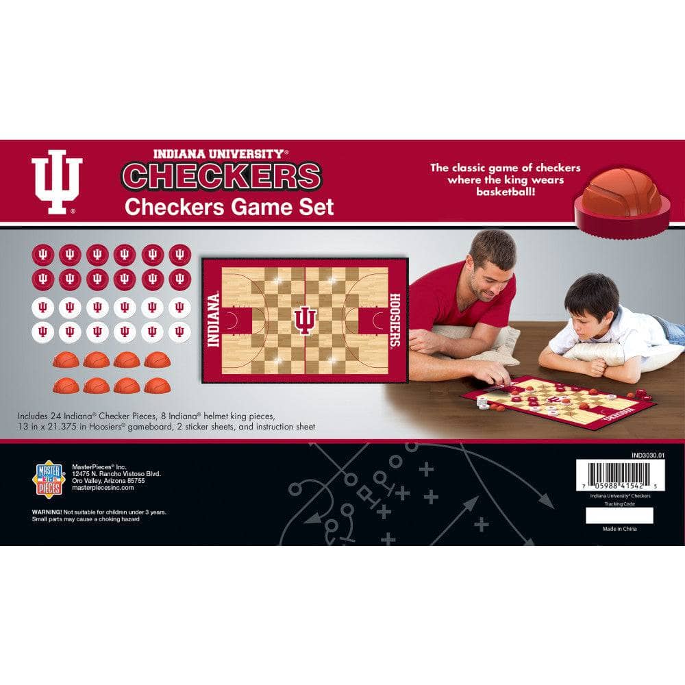 Indiana Hoosiers Checkers Board Game (ONLINE ORDER ONLY)