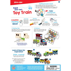 Toy Train Wood Craft & Paint Kit (ONLINE ORDER ONLY)