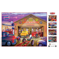 Wheels - Old Timer's Hot Rods 750 Piece Jigsaw Puzzle (ONLINE ORDER ONLY)