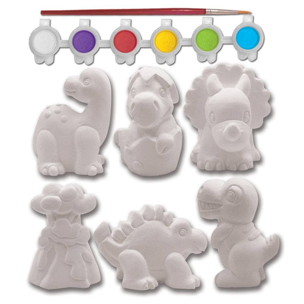 Dinosaur World - Plaster Figurine Paint Set