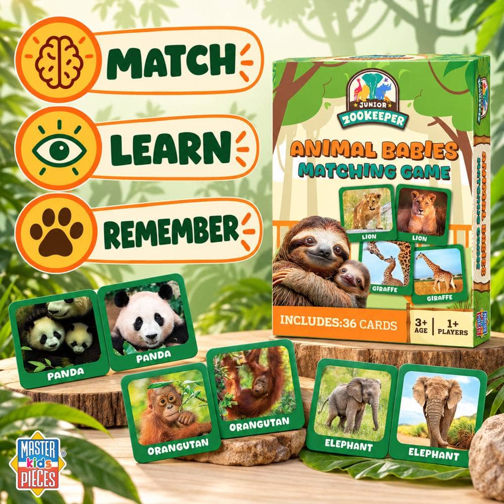 Jr. Zookeeper Matching Game