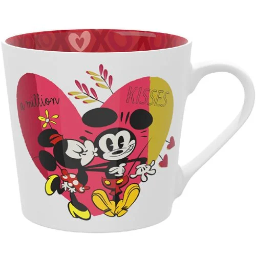 Mickey & Minnie "A Million Kisses" Ceramic Mug (15 oz) (Ceramic Mug) [Mug] (ONLINE ORDER ONLY)