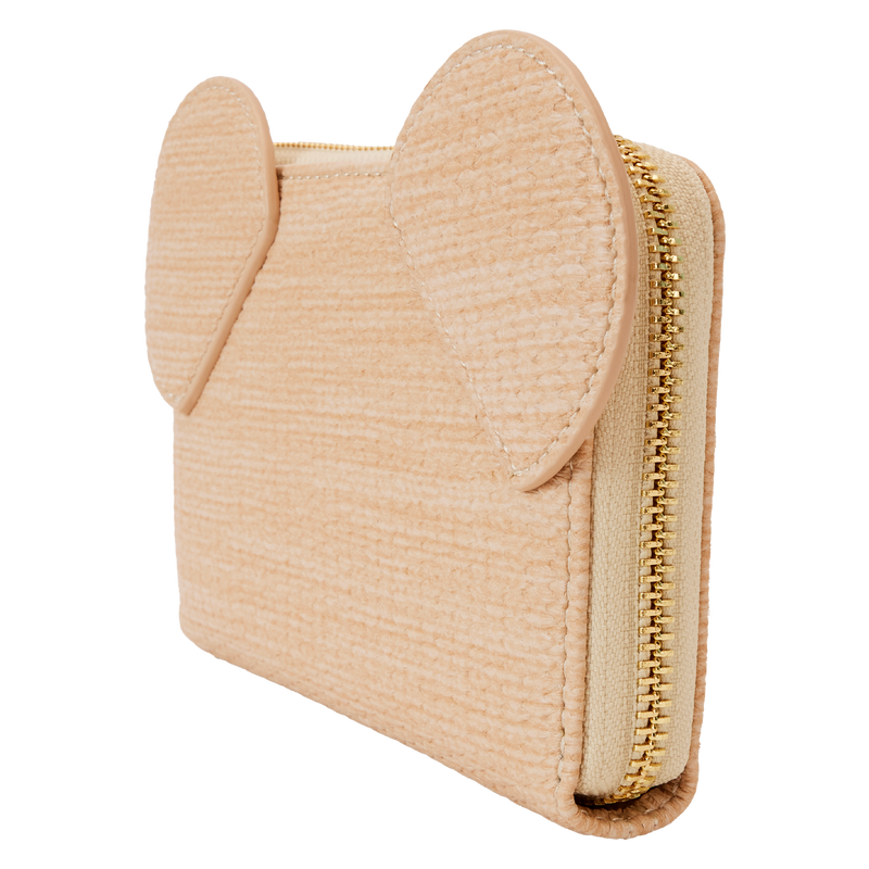 Mickey Mouse Woven Rattan Texture Zip Around Wallet by LoungeFly (Online Order Only)