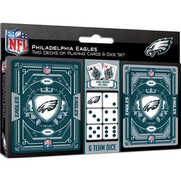 Philadelphia Eagles - 2-Pack Playing Cards & Dice Set (ONLINE ORDER ONLY)