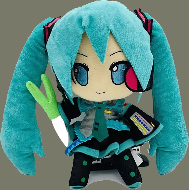 Hatsune Miku w/ leek Plush Toy 12