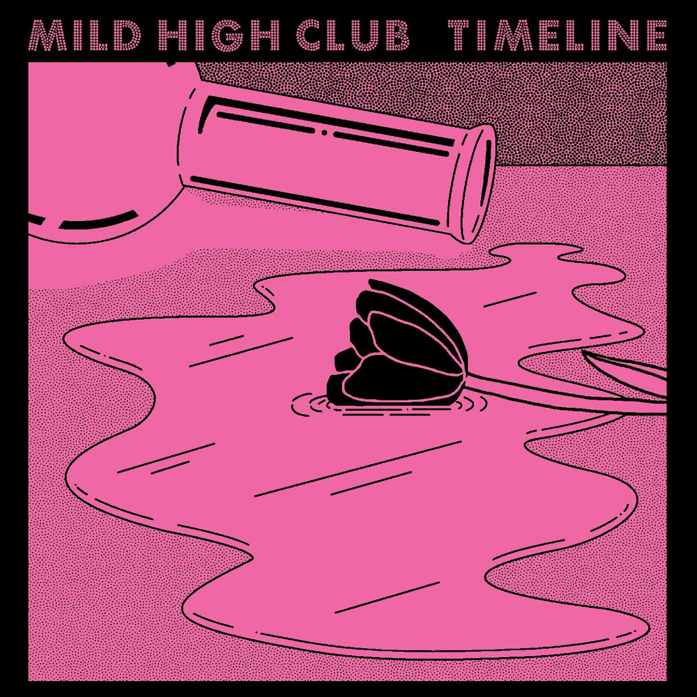 Mild High Club - Timeline (WHITE WITH PINK, BLACK & BLUE SPLATTER VINYL) [Vinyl] (ONLINE ORDER ONLY)