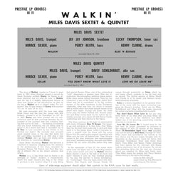 Walkin' (Original Jazz Classics Series) (180 Gram Vinyl) [Vinyl] (ONLINE ORDER ONLY)