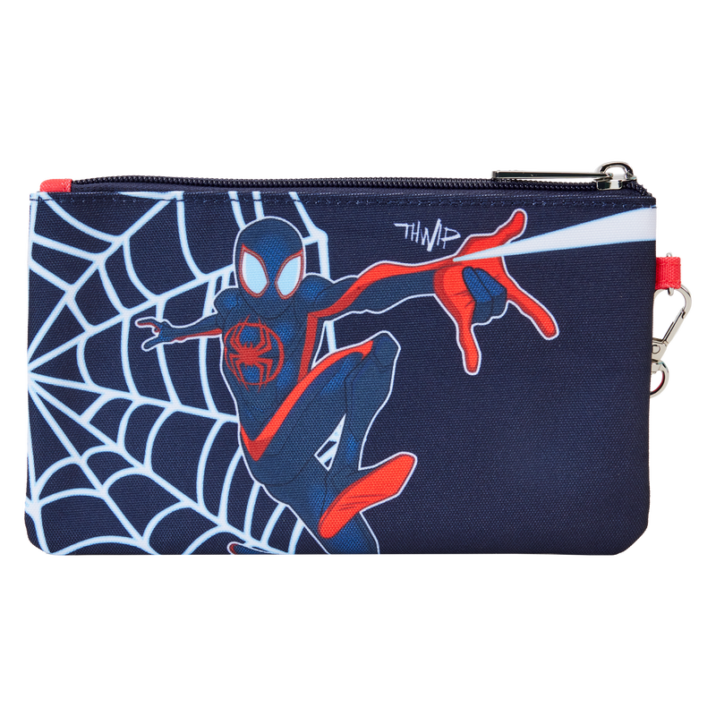 Miles Morales Spider-Verse Nylon Wristlet by LoungeFly (Online Order Only)