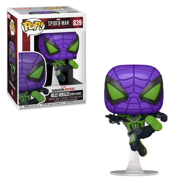 Funko POP! Marvel's Spider-Man Miles Morales - Miles Morales (Purple Reign) Vinyl Figure #839 (ONLINE ORDER ONLY)