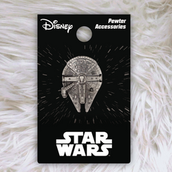 Star Wars Millennium Falcon 1" Pewter Pin (Online Order Only)