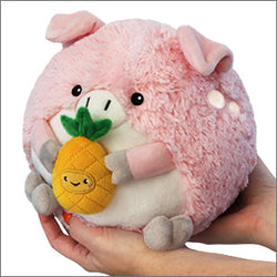 Squishable Pig Holding a Pineapple (Mini) (ONLINE ORDER ONLY)
