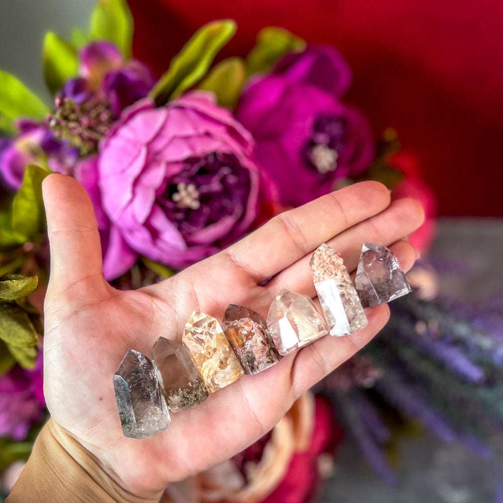 Included Quartz Mini Towers, Garden Quartz (ONLINE ORDER ONLY)