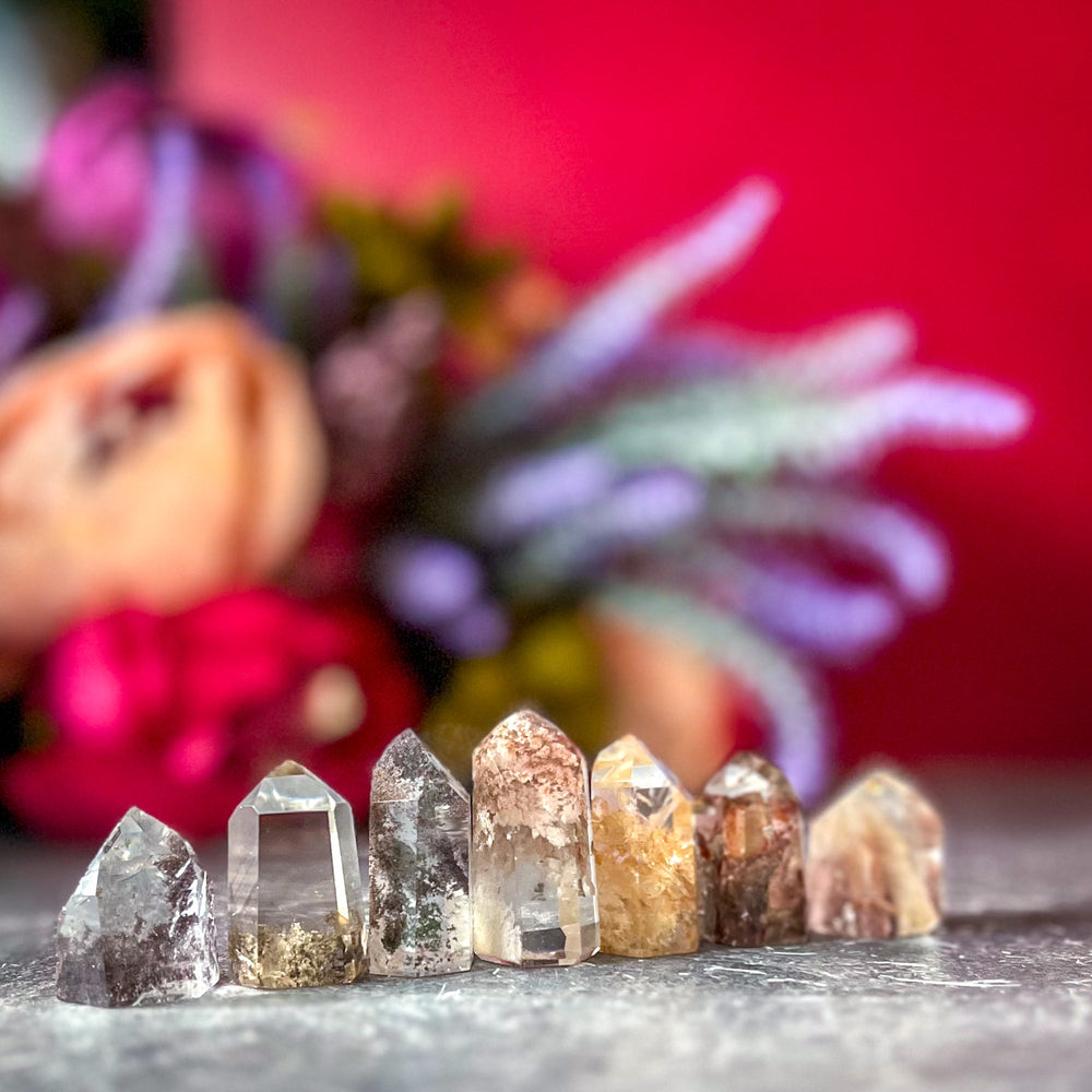 Included Quartz Mini Towers, Garden Quartz (ONLINE ORDER ONLY)