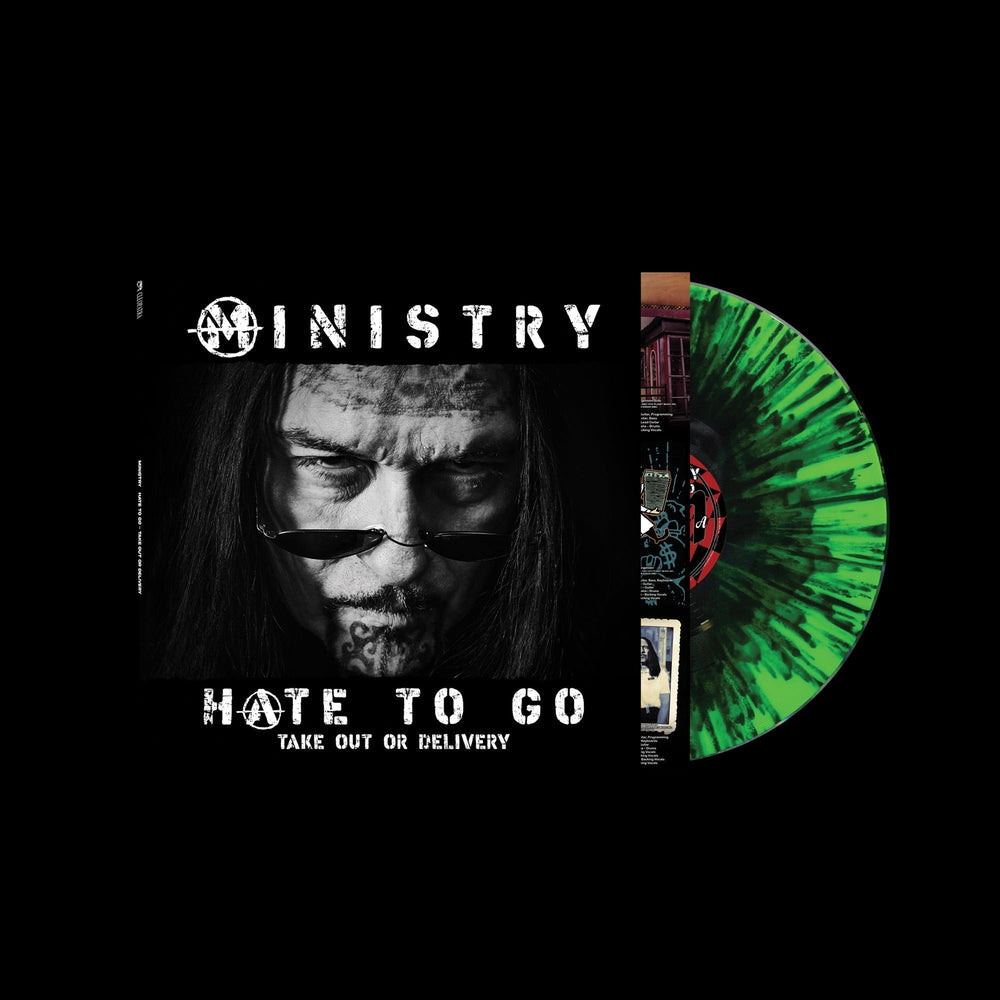 PRE-ORDER: MINISTRY - Hate To Go - Take Out Or Delivery (Limited Edition) [Black/Green Splatter Vinyl] [Vinyl]