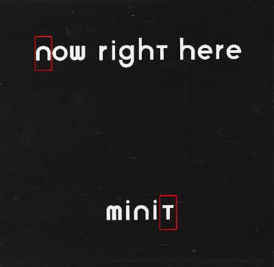 MINIT - Now Right Here [Vinyl]