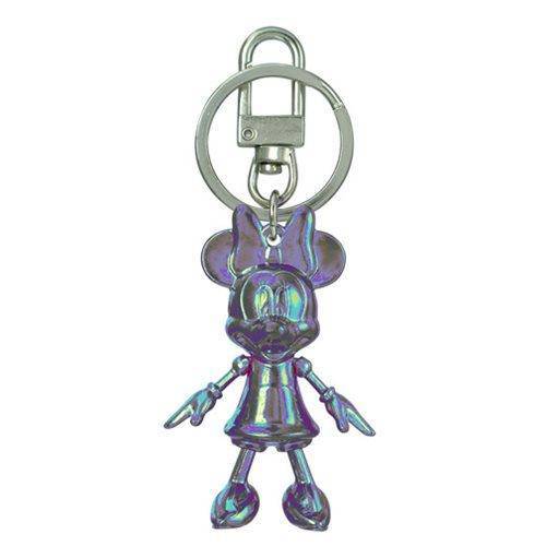 Minnie Mouse October Opal Pewter Dangle Key Chain (Online Order Only)