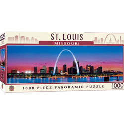 St. Louis, Missouri 1000 Piece Panoramic Jigsaw Puzzle (ONLINE ORDER ONLY)