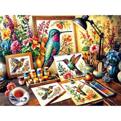 Audubon - Jeweled Grace 300 Piece EZ Grip Jigsaw Puzzle