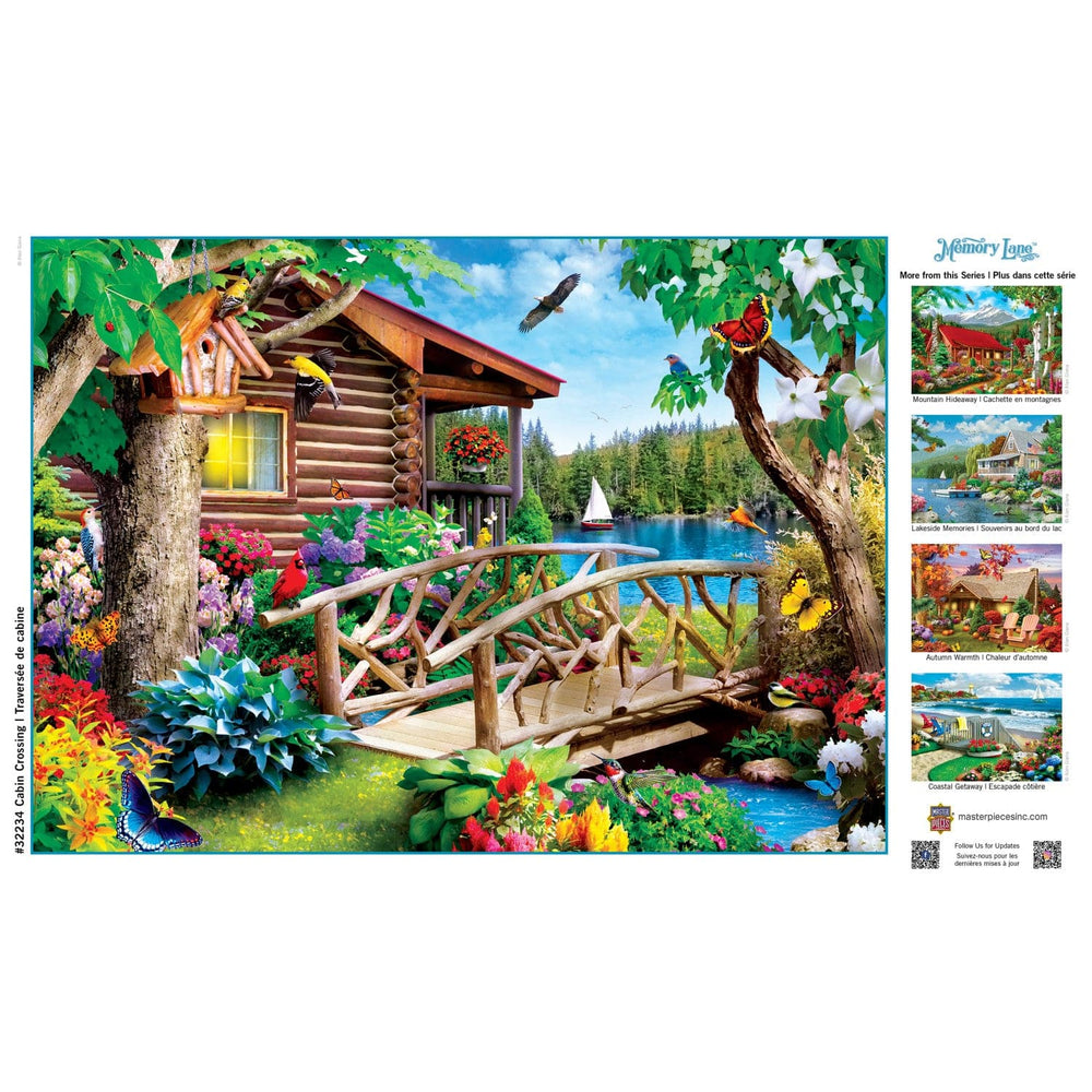 Memory Lane - Cabin Crossing 300 Piece EZ Grip Jigsaw Puzzle (ONLINE ORDER ONLY)