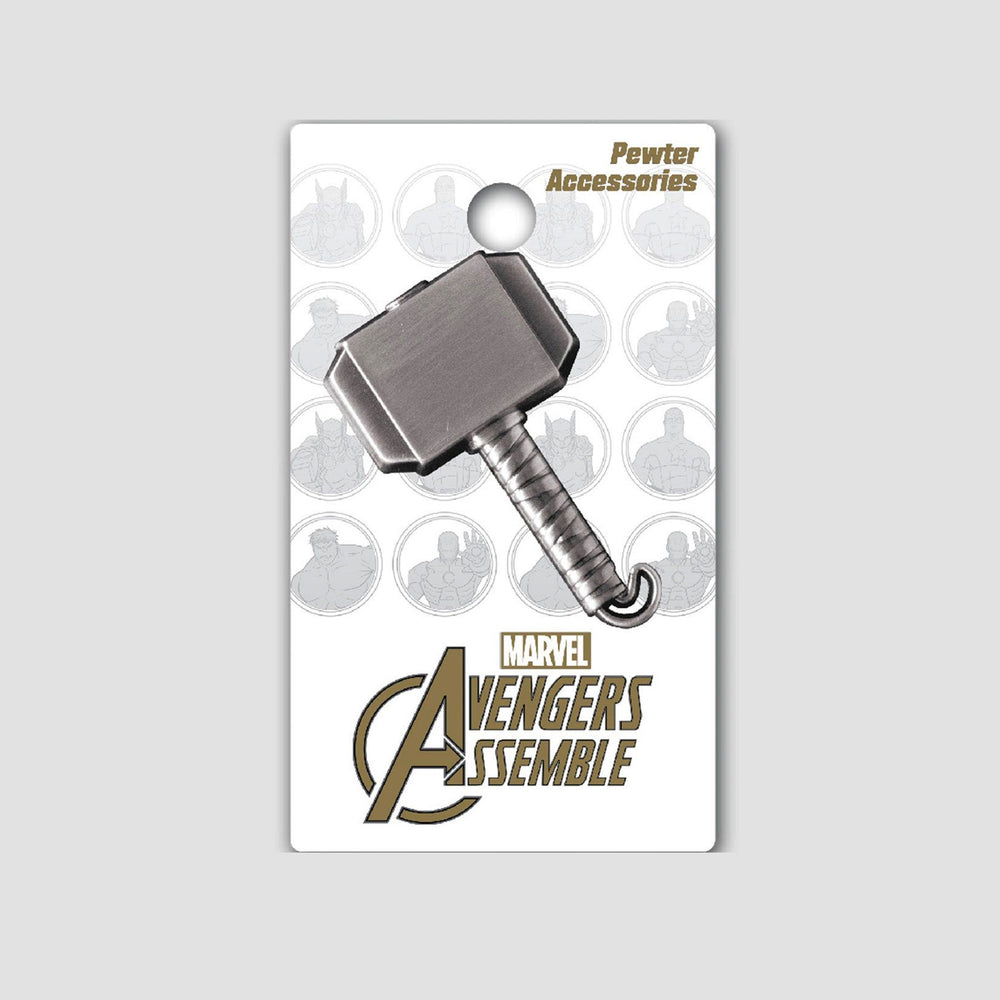 Thor Hammer Mjolnir Pewter Pin (Online Order Only)