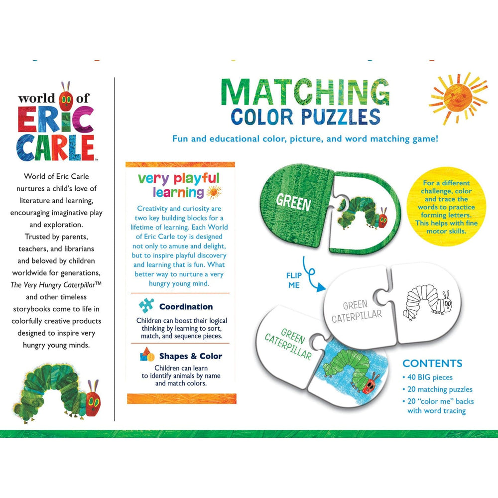 Eric Carle  - Matching Color Jigsaw Puzzles (ONLINE ORDER ONLY)
