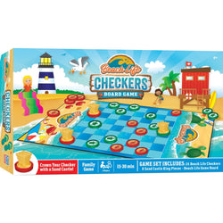 Beach Life Checkers Board Game (ONLINE ORDER ONLY)