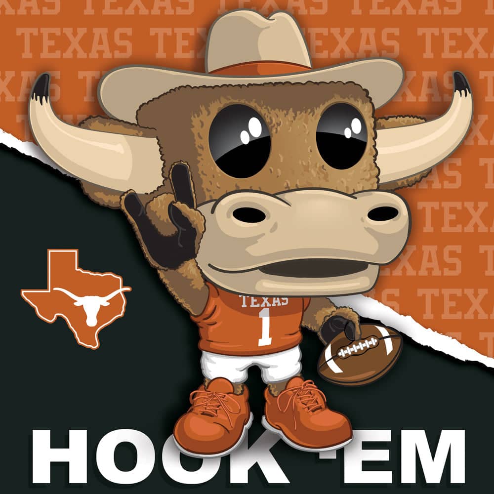 Texas Longhorns - NCAA Mascot 100 Piece Jigsaw Puzzle