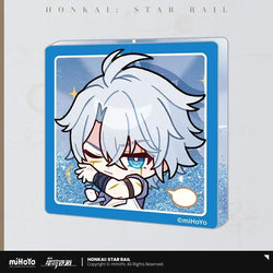 Honkai: Star Rail Pom-Pom Exhibition Series Acrylic Glitter Quicksand Refrigerator Magnets