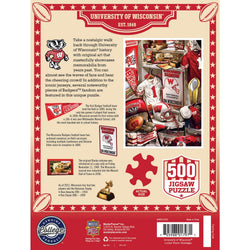 Wisconsin Badgers - Locker Room 500 Piece Jigsaw Puzzle (ONLINE ORDER ONLY)