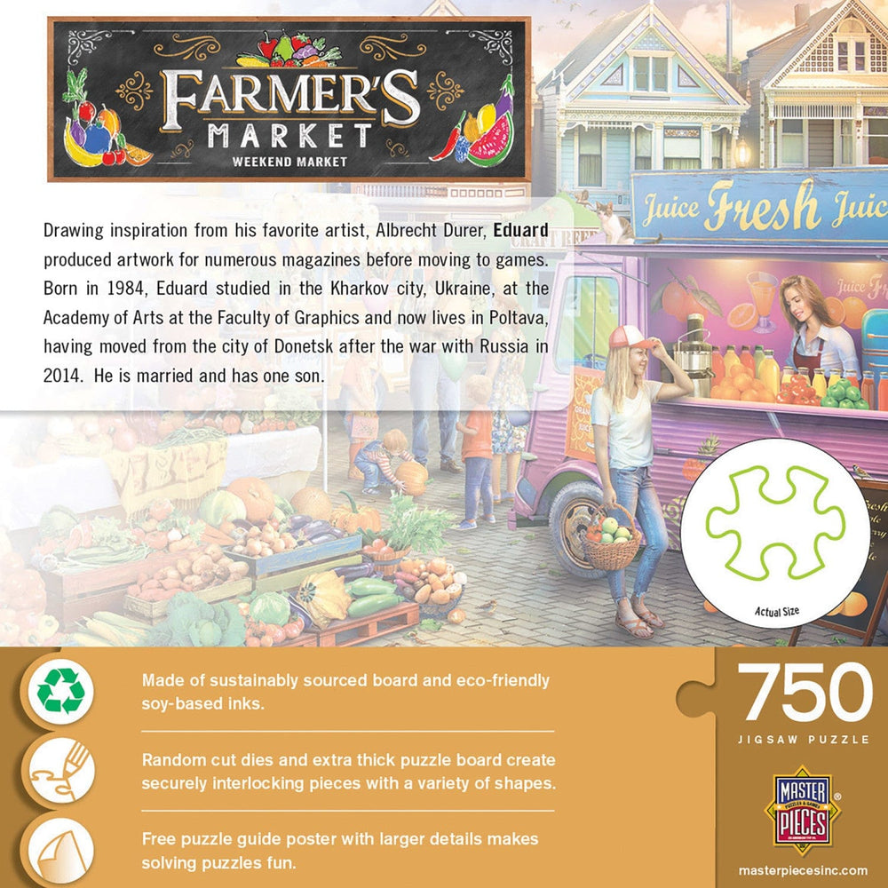 Farmer's Market - Weekend Market 750 Piece Jigsaw Puzzle (ONLINE ORDER ONLY)