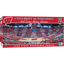 Wisconsin Badgers - 1000 Piece Panoramic Jigsaw Puzzle - Basketball (ONLINE ORDER ONLY)