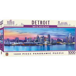 Detroit, Michigan 1000 Piece Panoramic Jigsaw Puzzle (ONLINE ORDER ONLY)