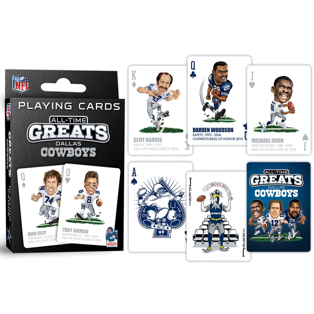 Dallas Cowboys All-Time Greats Playing Cards - 54 Card Deck (ONLINE ORDER ONLY)