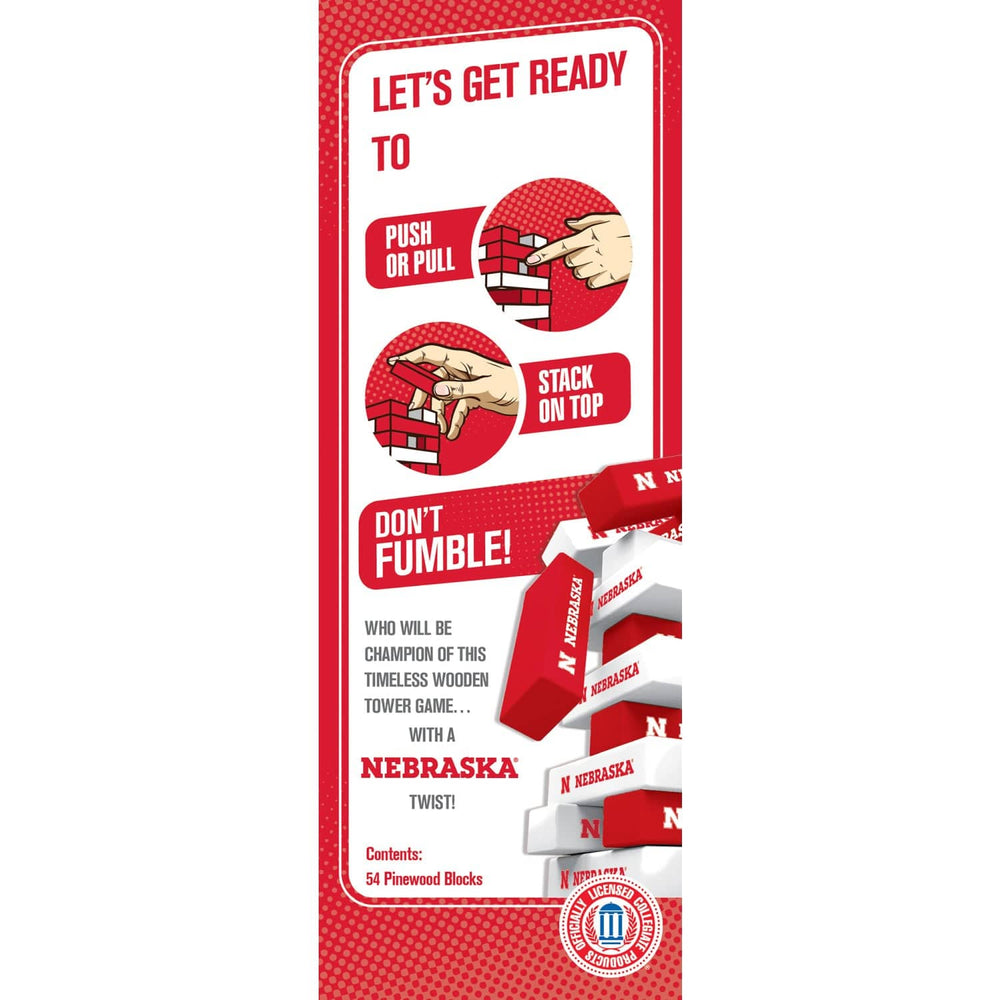 Nebraska Cornhuskers Tumble Tower (ONLINE ORDER ONLY)