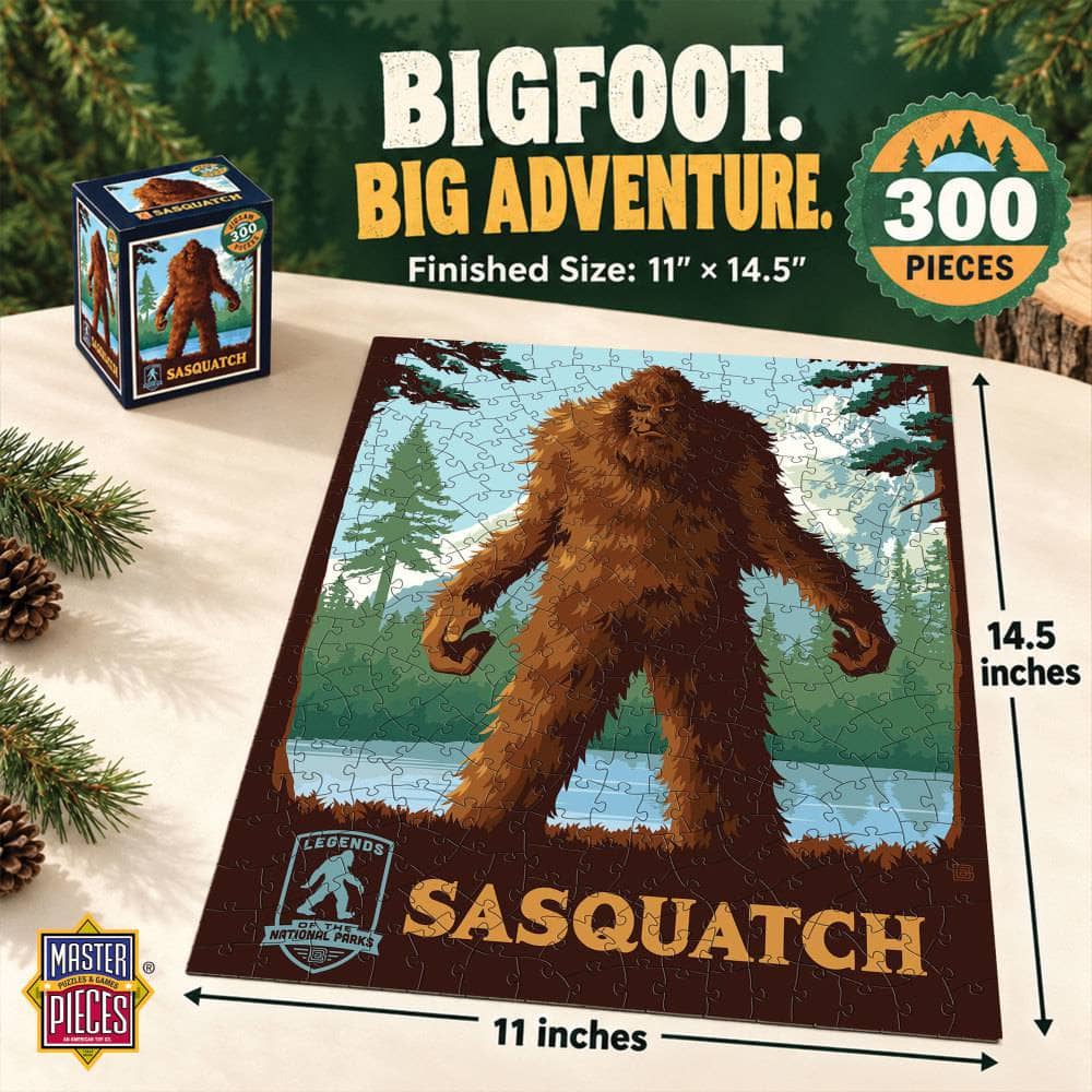 Sasquatch 300 Piece Jigsaw Puzzle