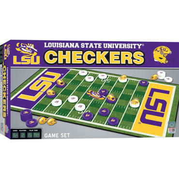 LSU Tigers Checkers Board Game (ONLINE ORDER ONLY)