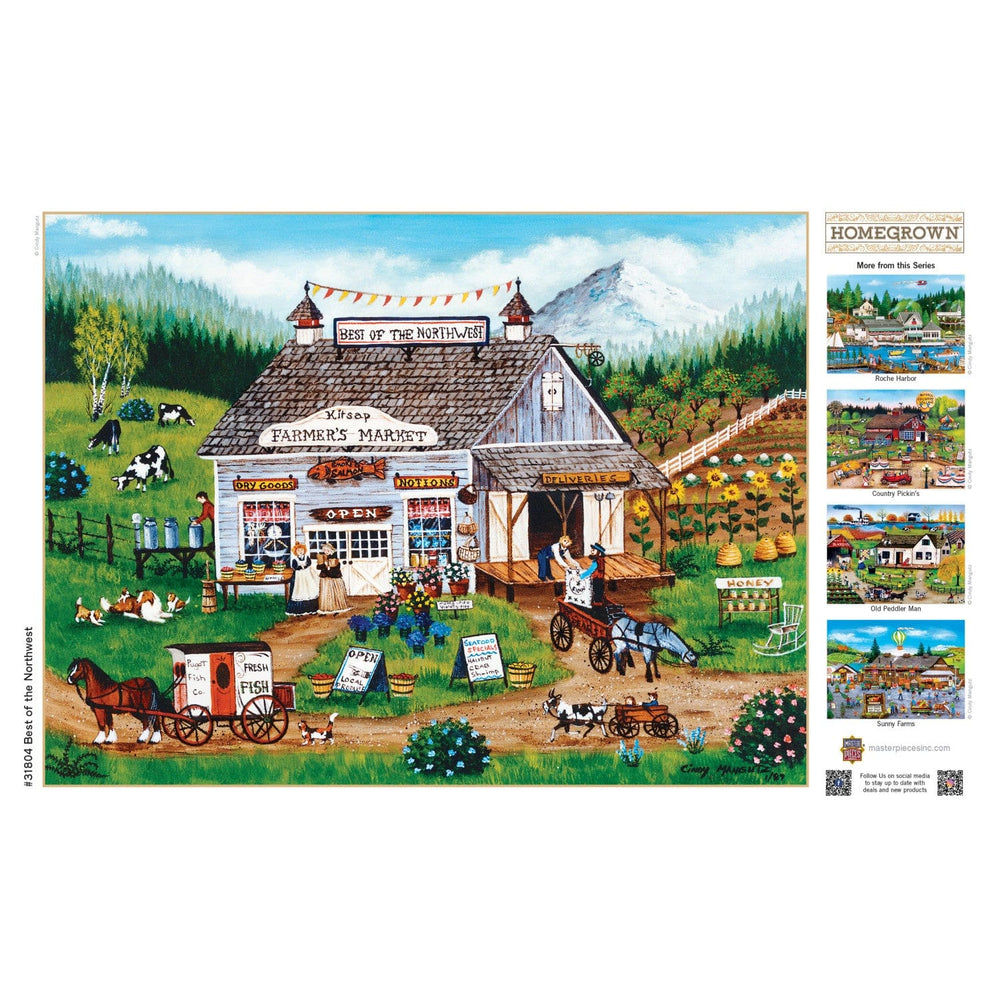 Homegrown - Best of the Northwest 750 Piece Jigsaw Puzzle (ONLINE ORDER ONLY)