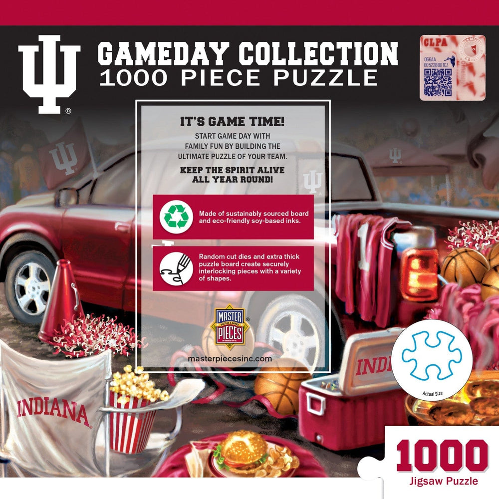 Indiana Hoosiers - Gameday 1000 Piece Jigsaw Puzzle (ONLINE ORDER ONLY)