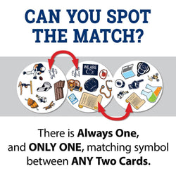 Penn State Nittany Lions Spot It! Card Game