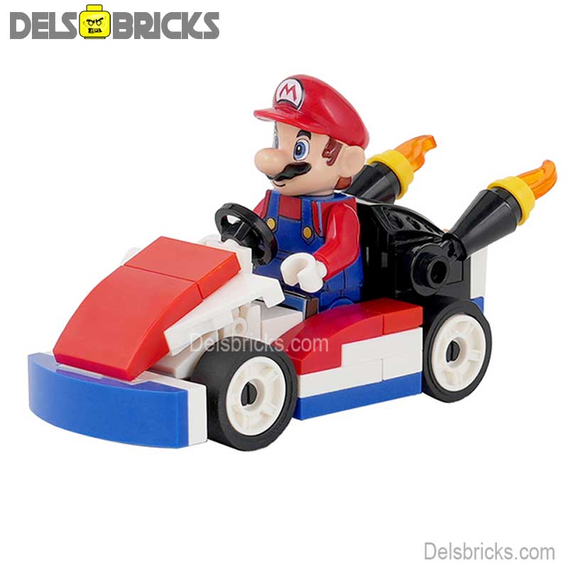 Mario Kart Brothers Super Mario Lego Minifigures Custom Toys (ONLINE ORDER ONLY)