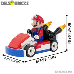Mario Kart Brothers Super Mario Lego Minifigures Custom Toys (ONLINE ORDER ONLY)