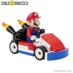 Mario Kart Brothers Super Mario Lego Minifigures Custom Toys (ONLINE ORDER ONLY)