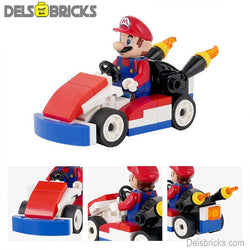 Mario Kart Brothers Super Mario Lego Minifigures Custom Toys (ONLINE ORDER ONLY)