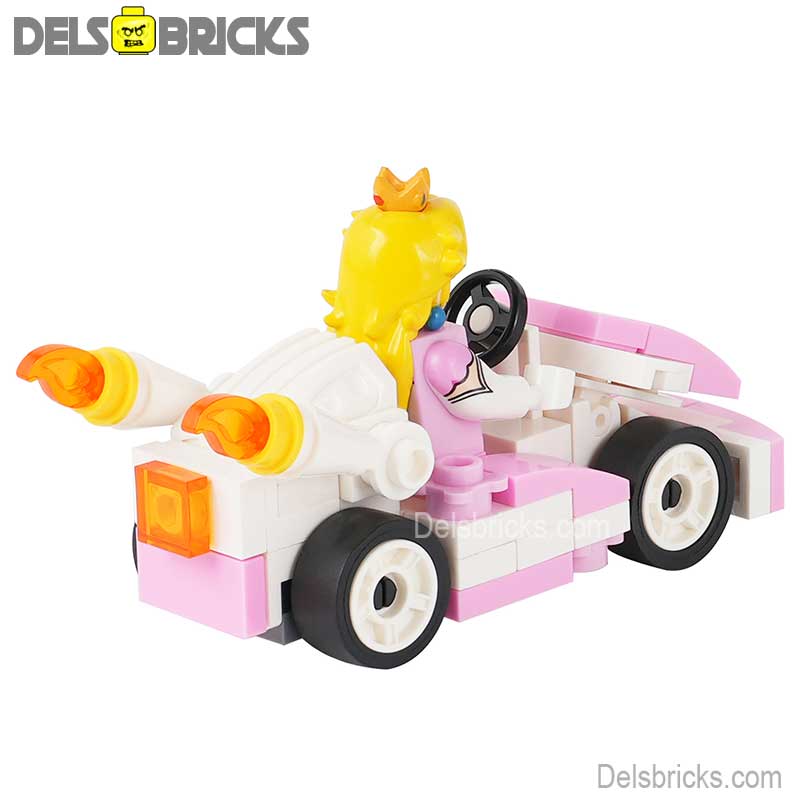 Princess Peach kart Mario Brothers Movie Super Mario Lego Minifigures (ONLINE ORDER ONLY)