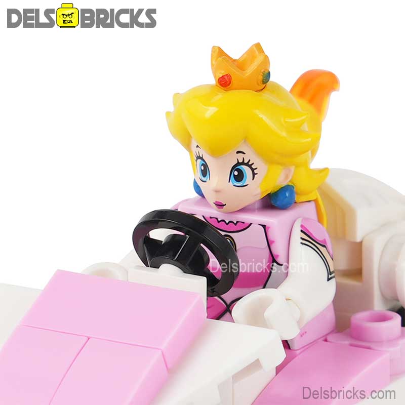 Princess Peach kart Mario Brothers Movie Super Mario Lego Minifigures (ONLINE ORDER ONLY)