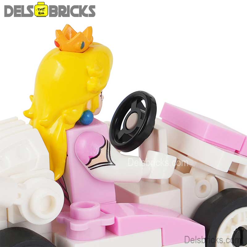 Princess Peach kart Mario Brothers Movie Super Mario Lego Minifigures (ONLINE ORDER ONLY)